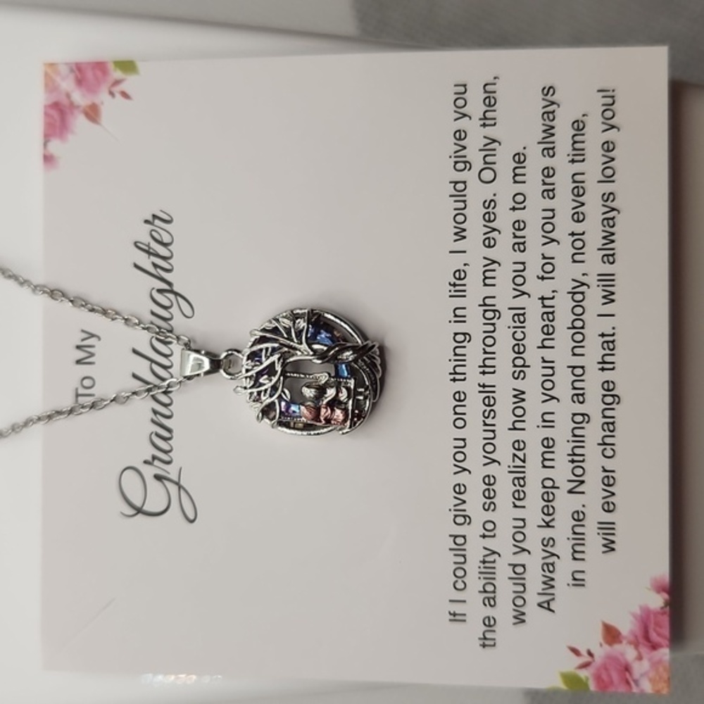 To my granddaughter necklace